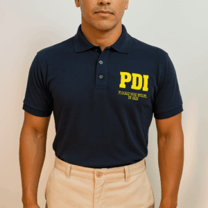 Polera piqué parche manga corta PDI Benson´s