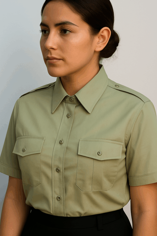 Camisa femenina manga corta - GENDARMERIA Benson´s - Imagen 4