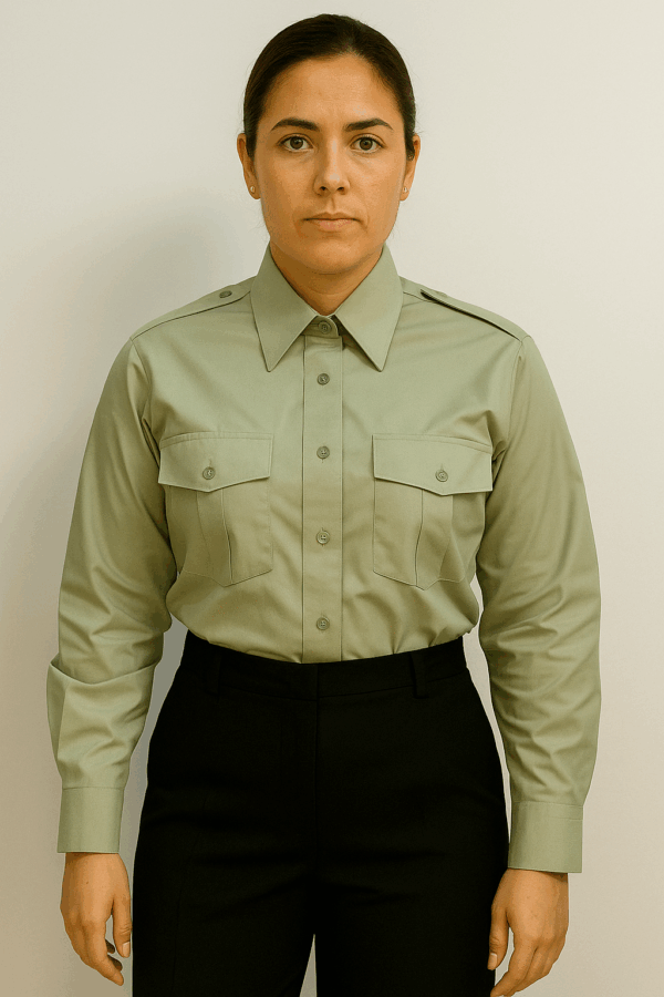 Camisa femenina manga larga - GENDARMERIA by Benson´s