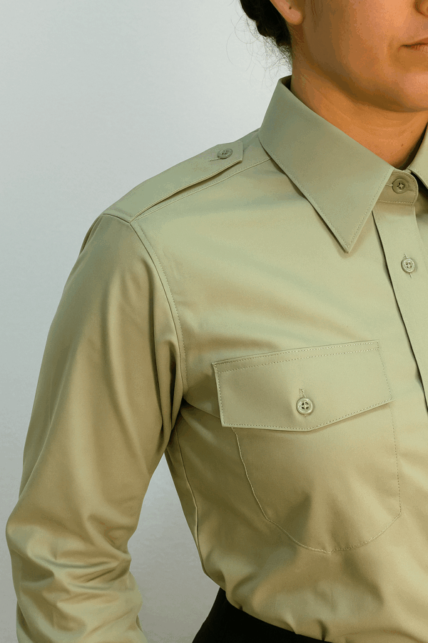 Camisa femenina manga larga - GENDARMERIA by Benson´s - Imagen 2