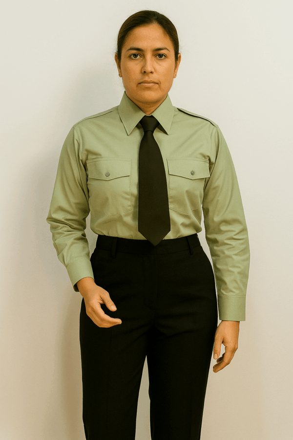 Camisa femenina manga larga - GENDARMERIA by Benson´s - Imagen 3