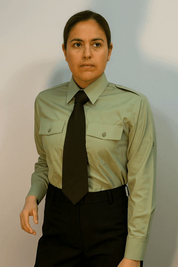 Camisa femenina manga larga - GENDARMERIA by Benson´s - Imagen 4