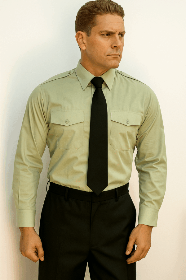 Camisa masculina manga larga - GENDARMERIA by Benson´s - Imagen 2