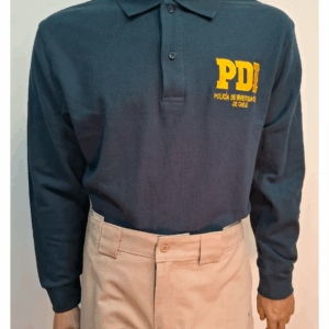 Polera pique manga larga hombre - PDI by Benson´s