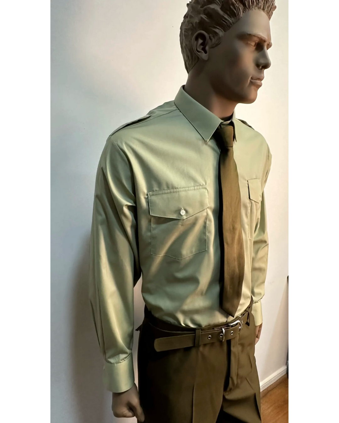 Camisa Institucional Manga Larga Masculina – Carabineros – imagen 2