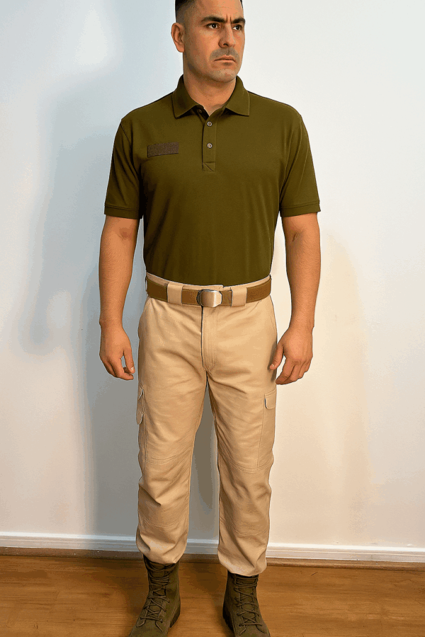 Polera Piqué Velcro - Algodón Premiun Benson´s - Imagen 3
