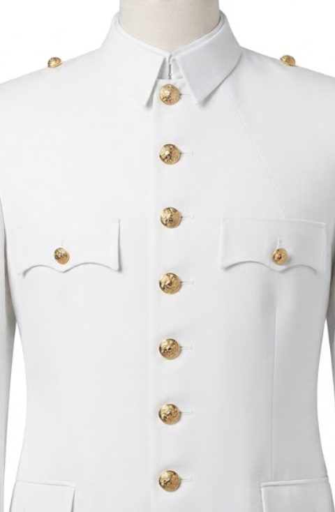 Blusa Blanca Masculina Benson's – imagen 3