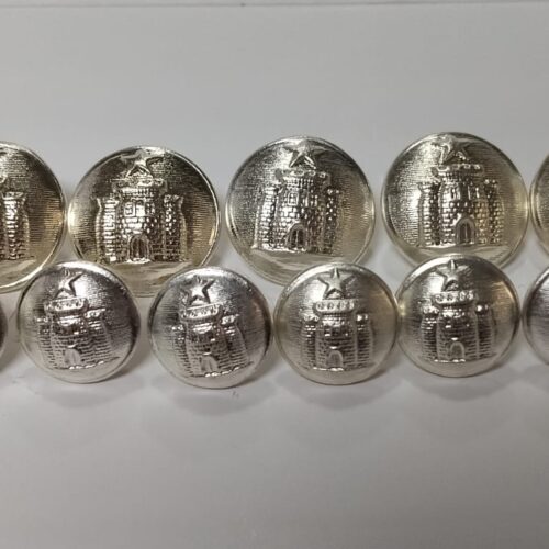 Botones (5 Grandes + 6 Pequeños) – Gendarmería