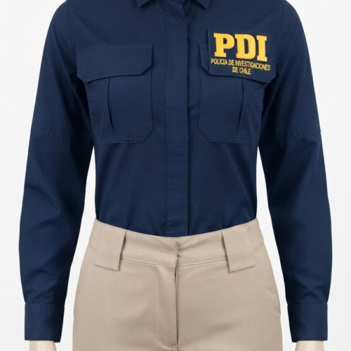 Camisa Azul Marino Mujer PDI Benson´s