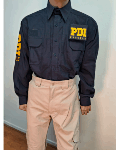 Camisa Azul Marino Masculina – PDI