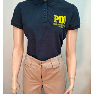 Polera Pique Azul Marino Mujer M/Corta PDI Benson´s