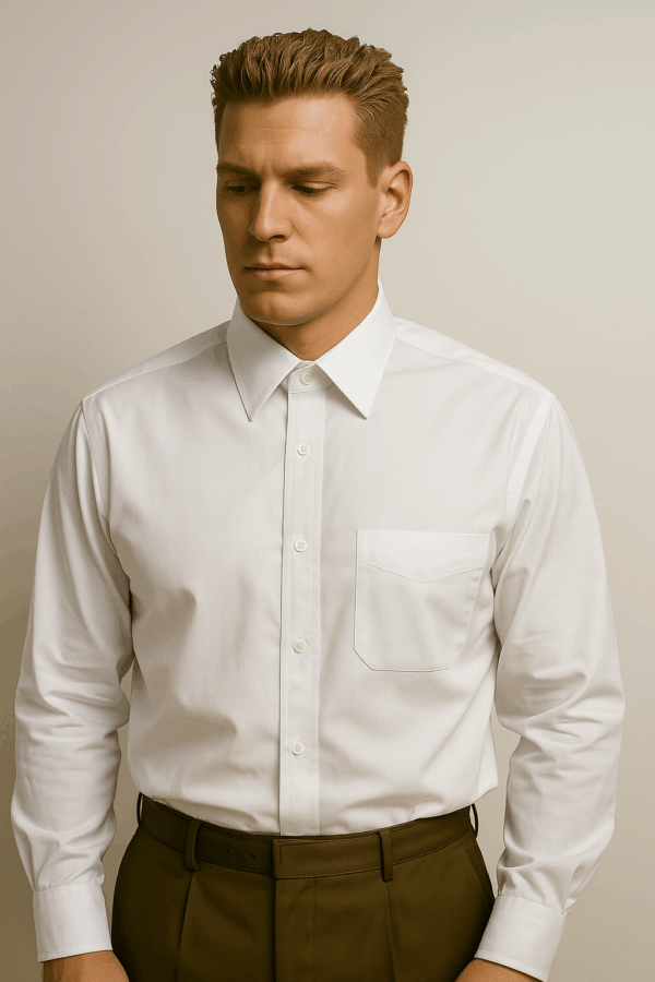 Camisa Blanca Puño Simple Benson´s