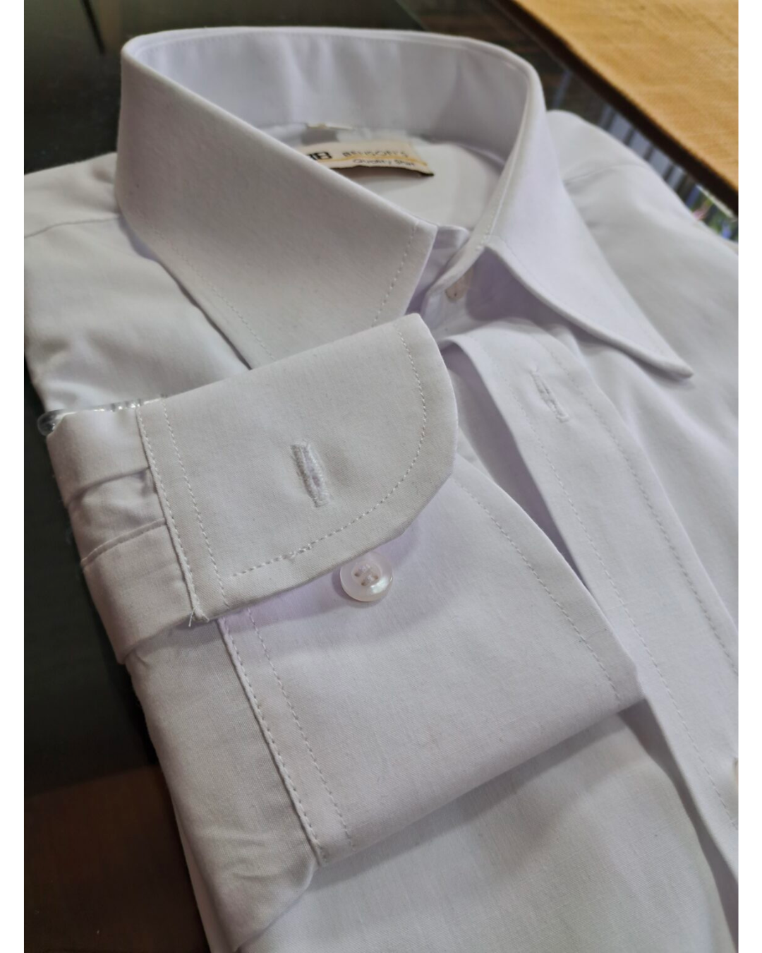 Camisa Blanca Puño Simple – Carabineros – imagen 2