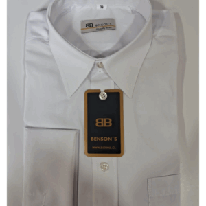 Camisa Blanca Masculina Doble Puño Collera Benson´s