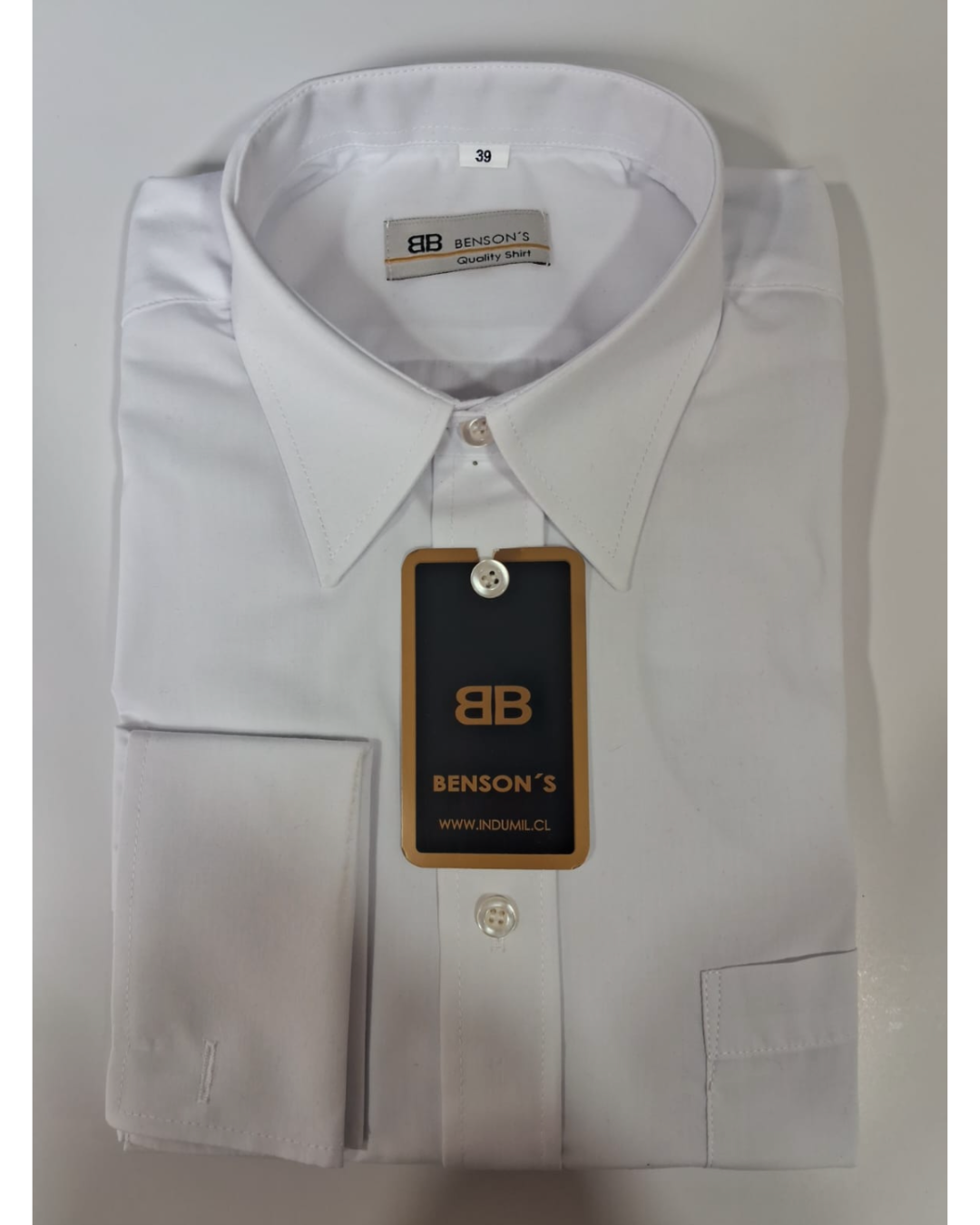 Camisa Blanca Doble Puño Masculina – Carabineros
