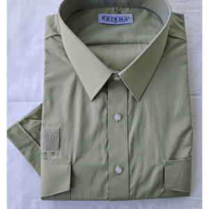 Camisa Manga Corta Masculina con Velcro - Carabineros Benson´s