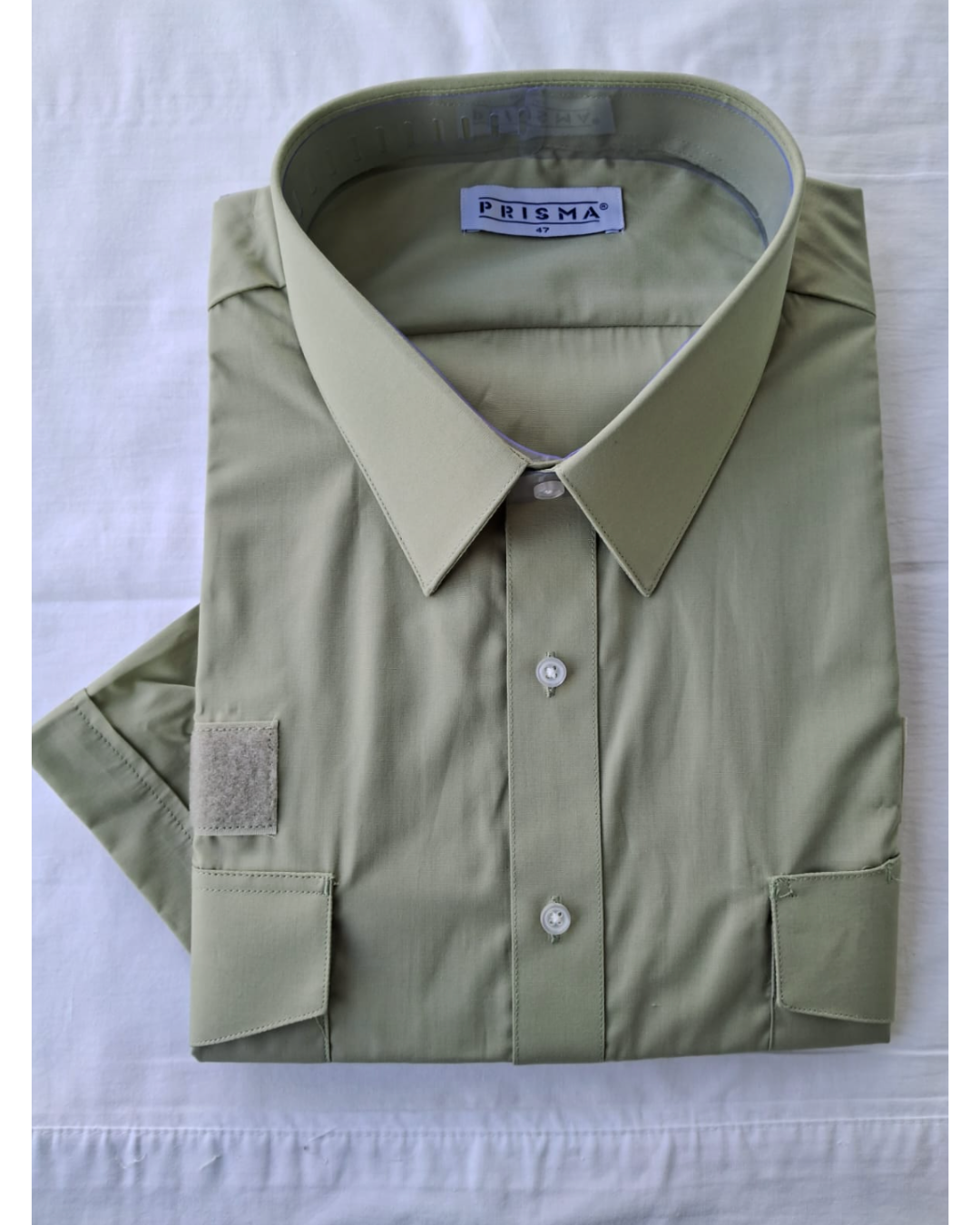 Camisa Manga Corta Masculina con Velcro – Carabineros