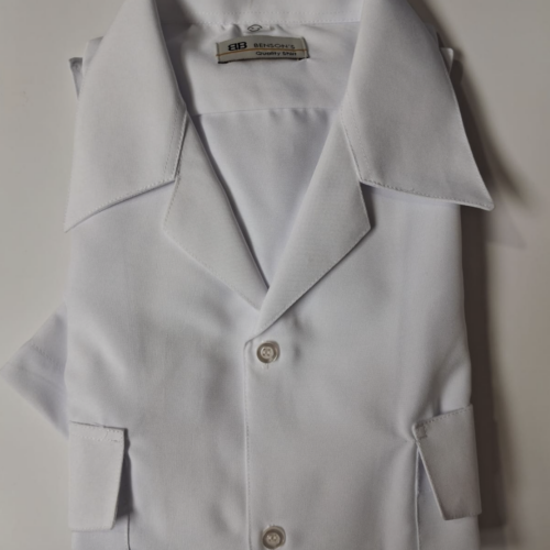 CAMISA BLANCA MANGA CORTA HOMBRE MODELO ARMADA BENSON´S