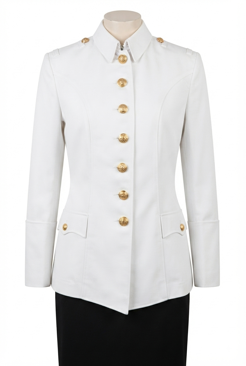 Blusa Blanca Femenina Ejército