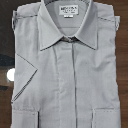 CAMISA GRIS M/CORTA FEMENINA - EJÉRCITO