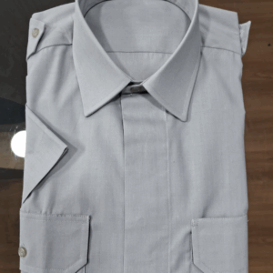 CAMISA GRIS MASCULINA M/ CORTA - EJÉRCITO