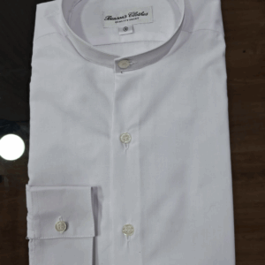 CAMISA BLANCA MASCULINA CUELLO MAO - EJÉRCITO