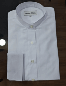 Camisa Blanca Cuello Mao Femenina – Ejército