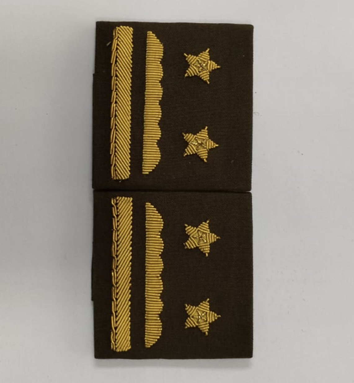 Tabla de medidas – Palas para camisa doradas - Carabineros