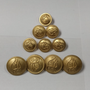 JUEGO DE BOTONES (4 GRANDES - 6 PEQUEÑOS)