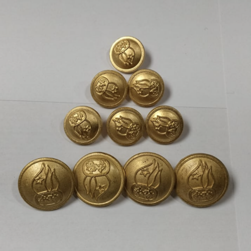 JUEGO DE BOTONES (4 GRANDES - 6 PEQUEÑOS)