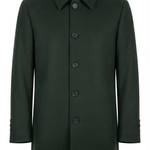 Abrigo Verde 100% Lana - Bomberos