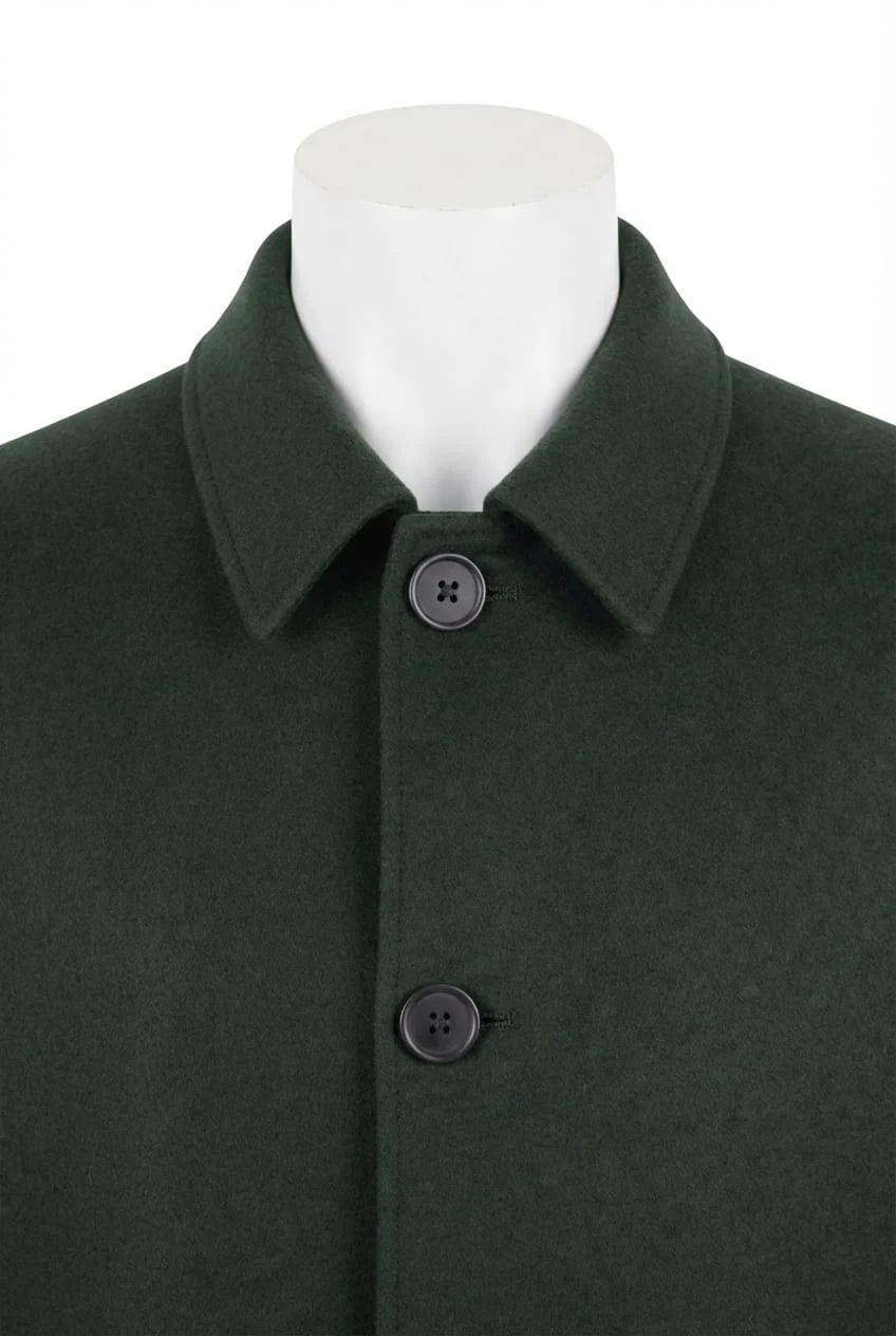 Abrigo Verde 100% Lana - Bomberos – imagen 3