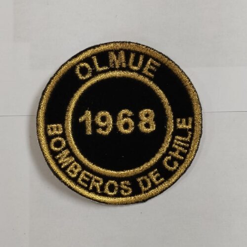 Parche Año de Compañía Bordado - Bomberos