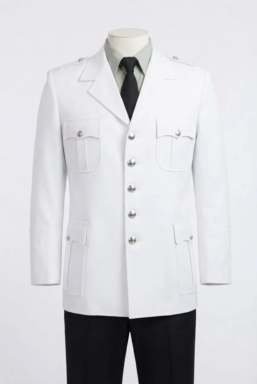 Blusa Blanca Masculina – Gendarmería Benson's