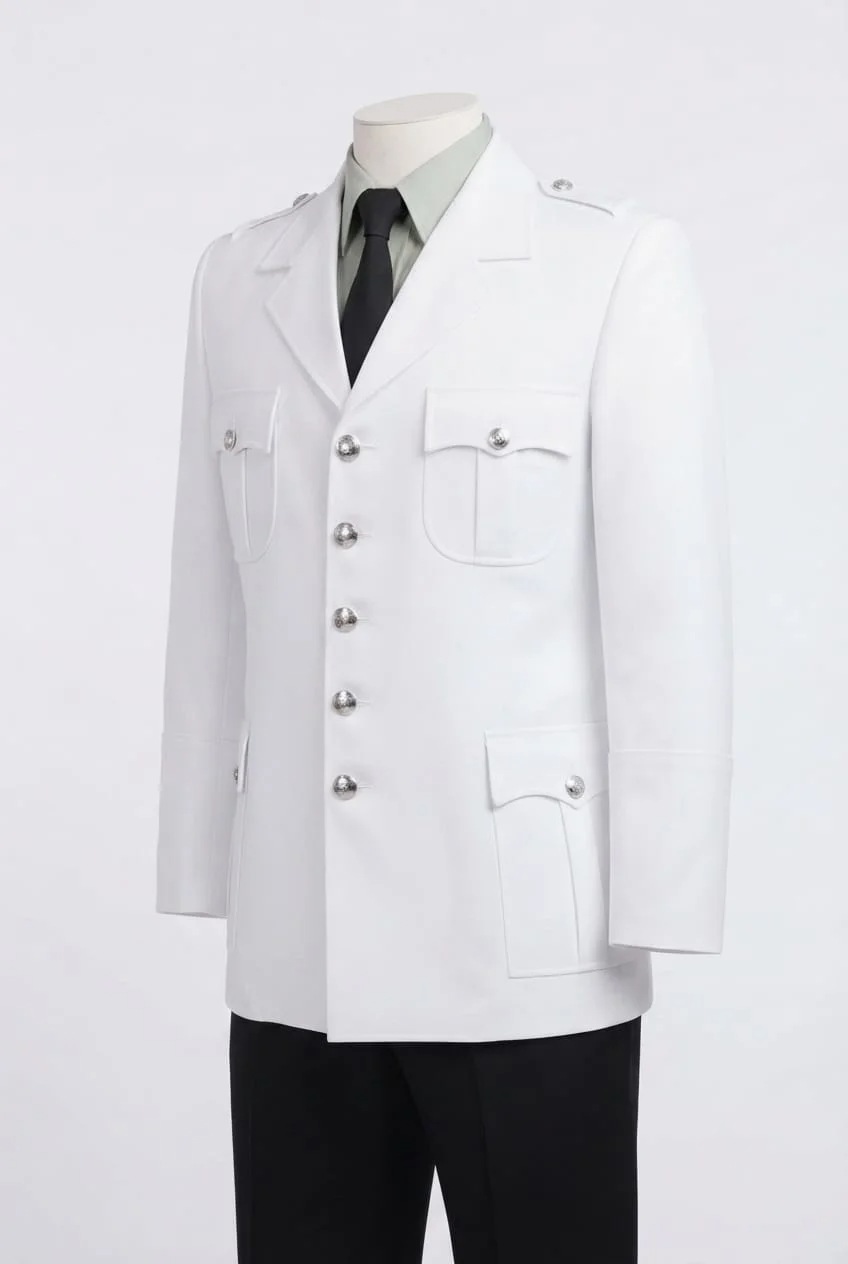 Blusa Blanca Masculina – Gendarmería Benson's