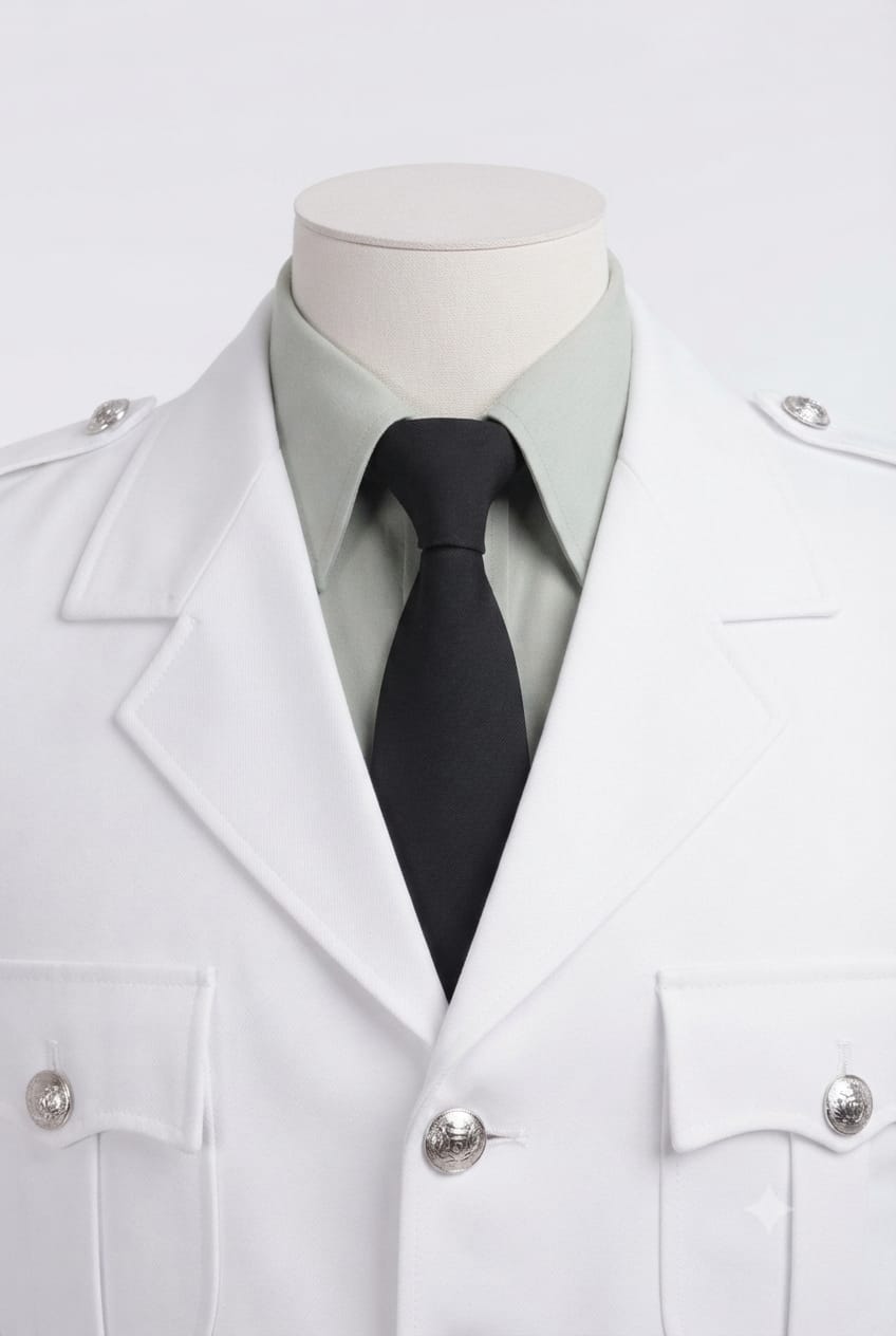 Blusa Blanca Masculina – Gendarmería Benson's