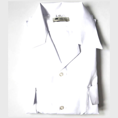 Camisa Blanca Manga Corta Masculina Modelo Armada