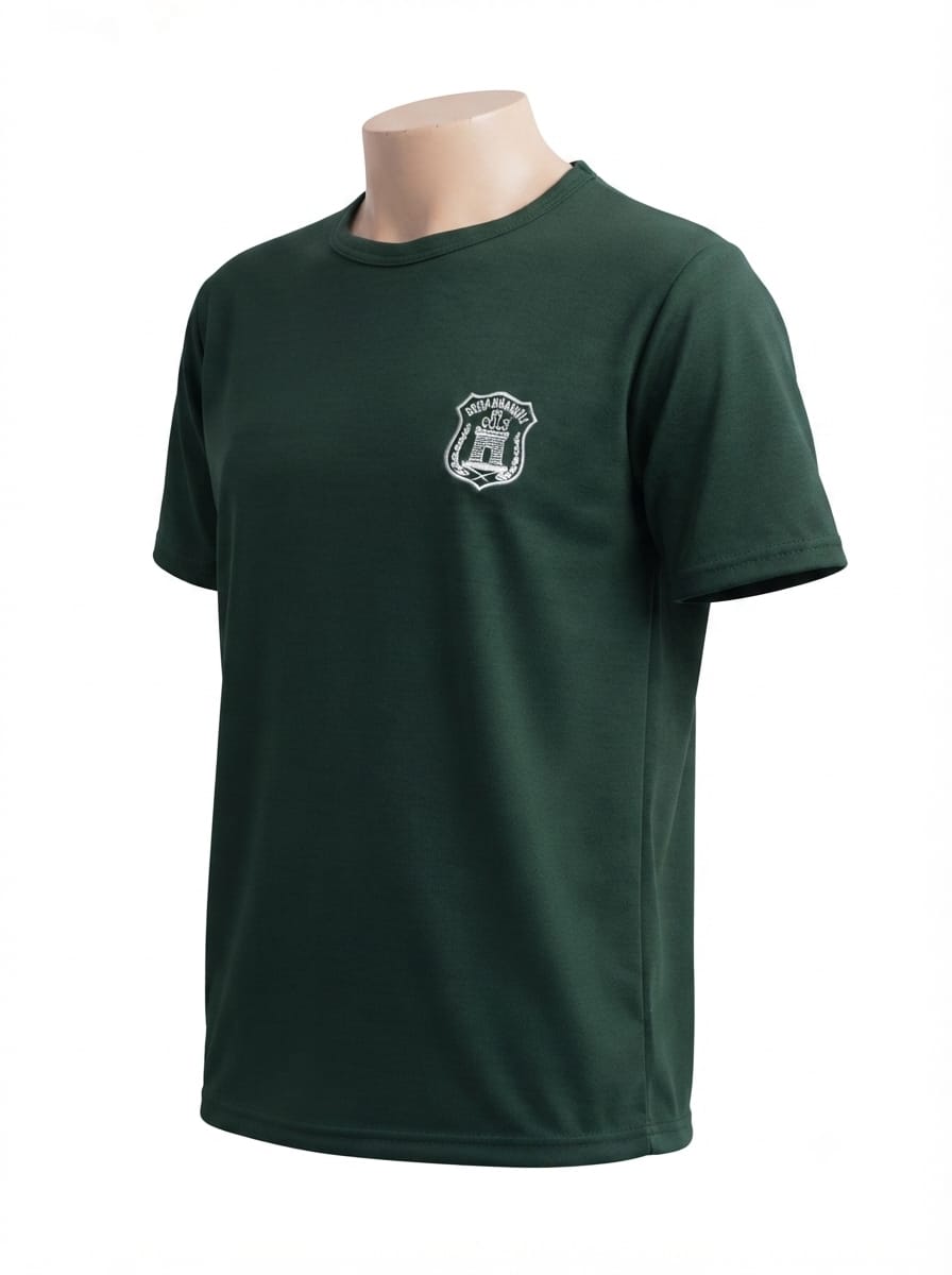 Polera Jersey Verde Bordada – Gendarmería