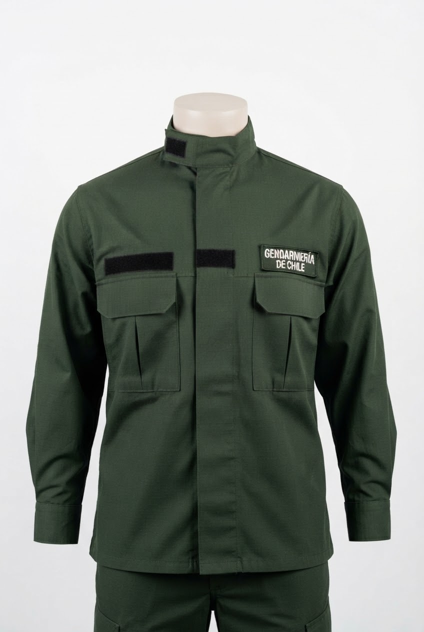 Blusa Régimen Interno Masculina Verde – Gendarmería