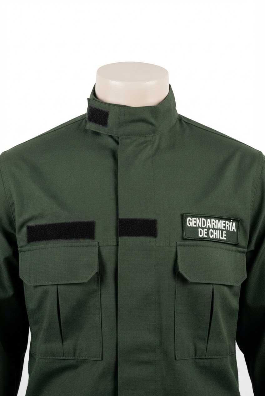 Blusa Régimen Interno Masculina Verde – Gendarmería - Imagen 4