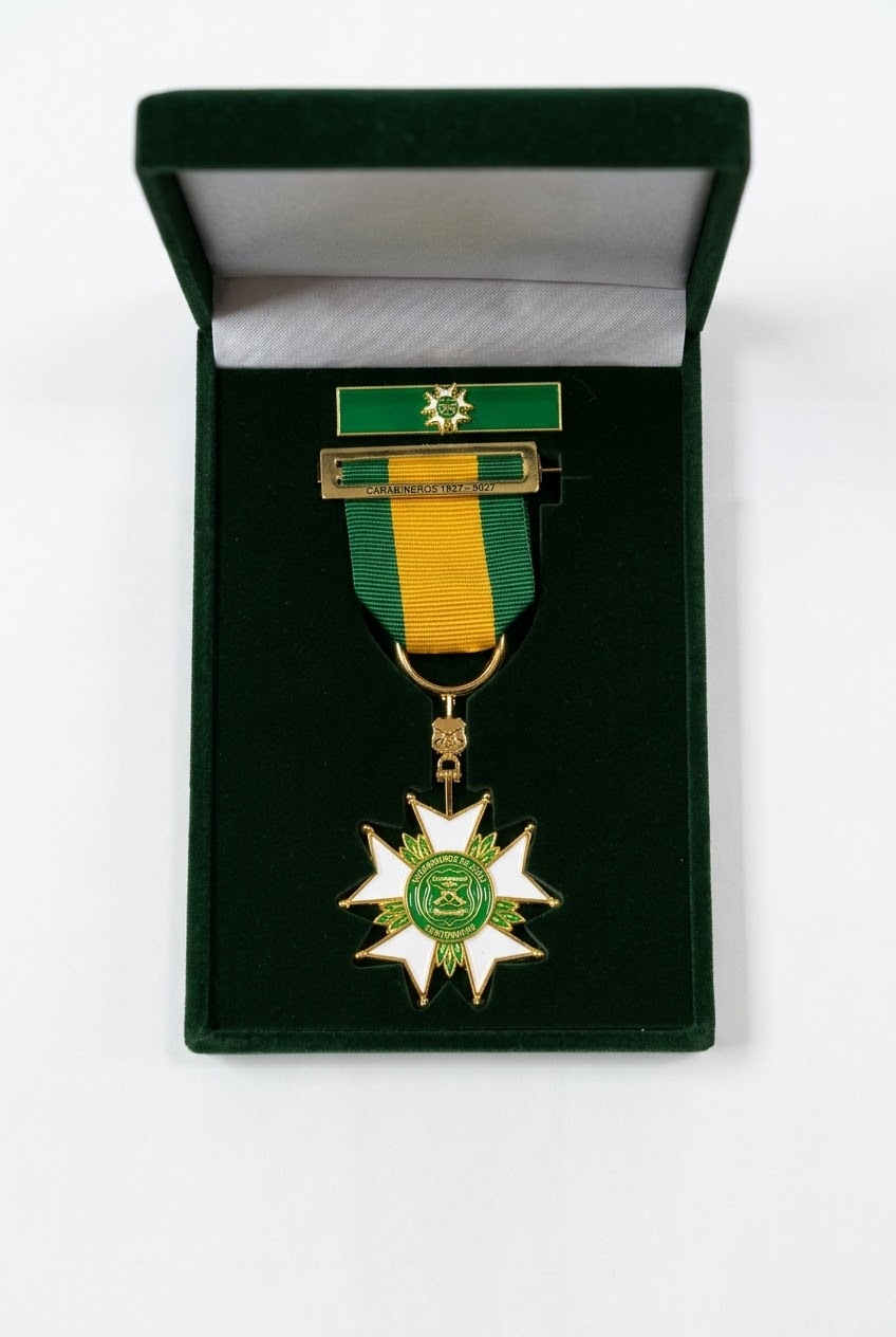 Piocha y Medalla 100 años - Carabineros