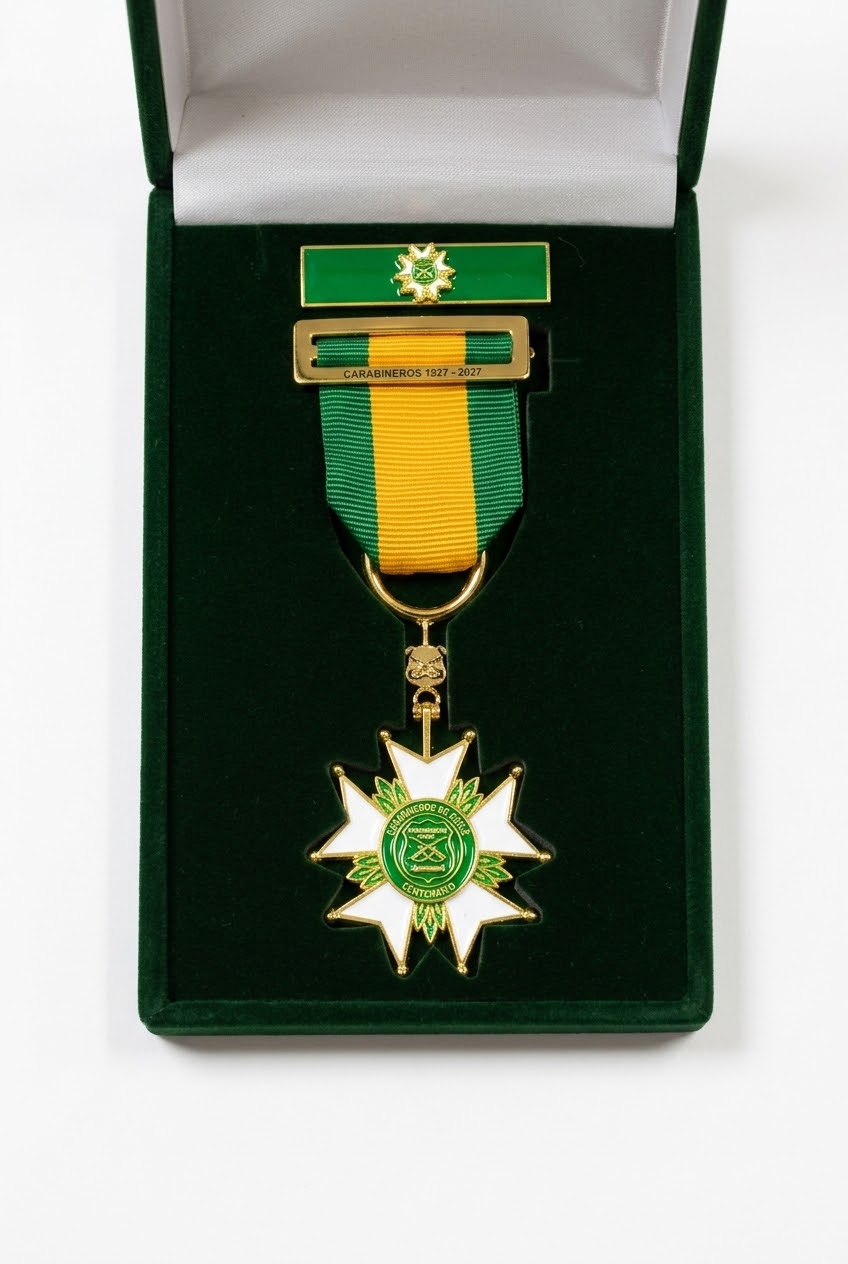 Piocha y Medalla 100 años - Carabineros - Imagen 2