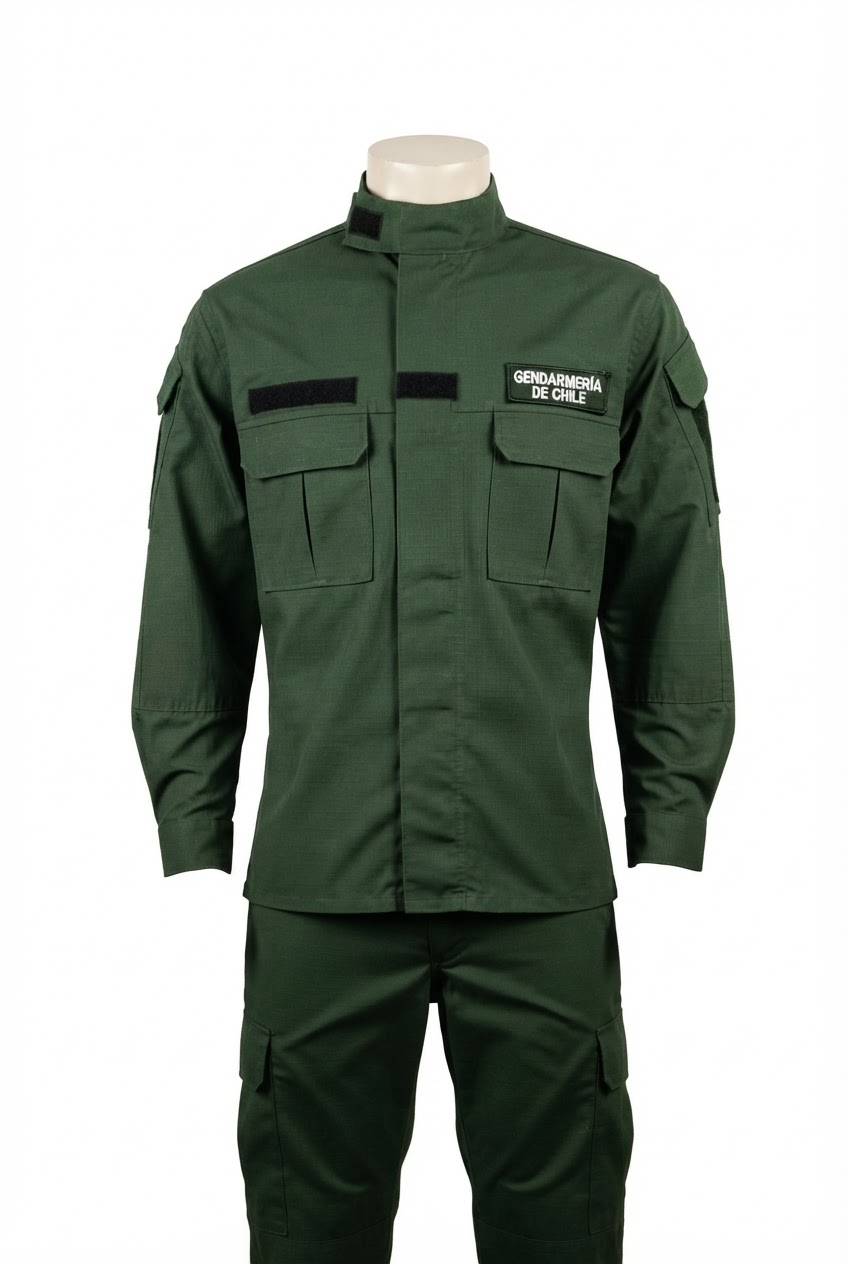 Tenida Régimen Interno Masculina Verde - Gendarmería