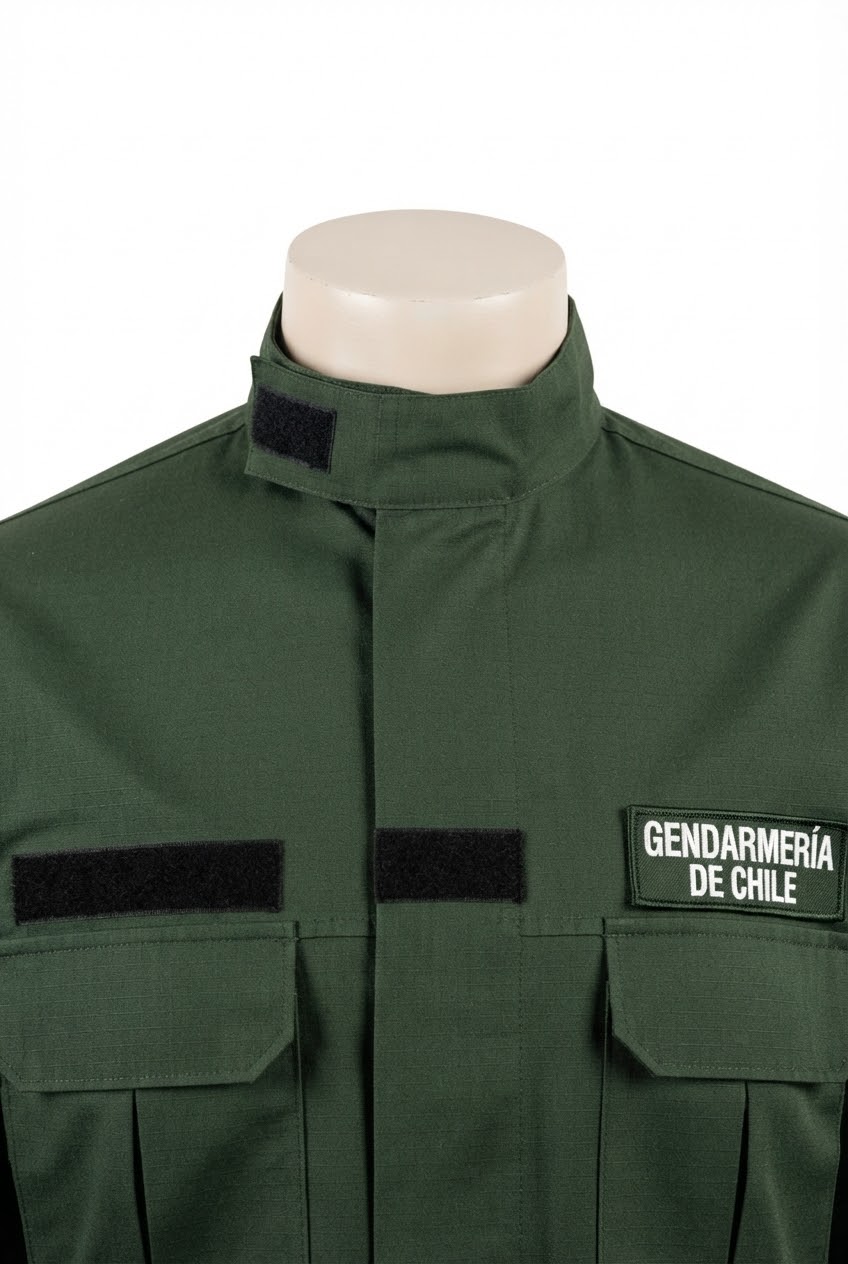 Tenida Régimen Interno Masculina Verde - Gendarmería - Imagen 3