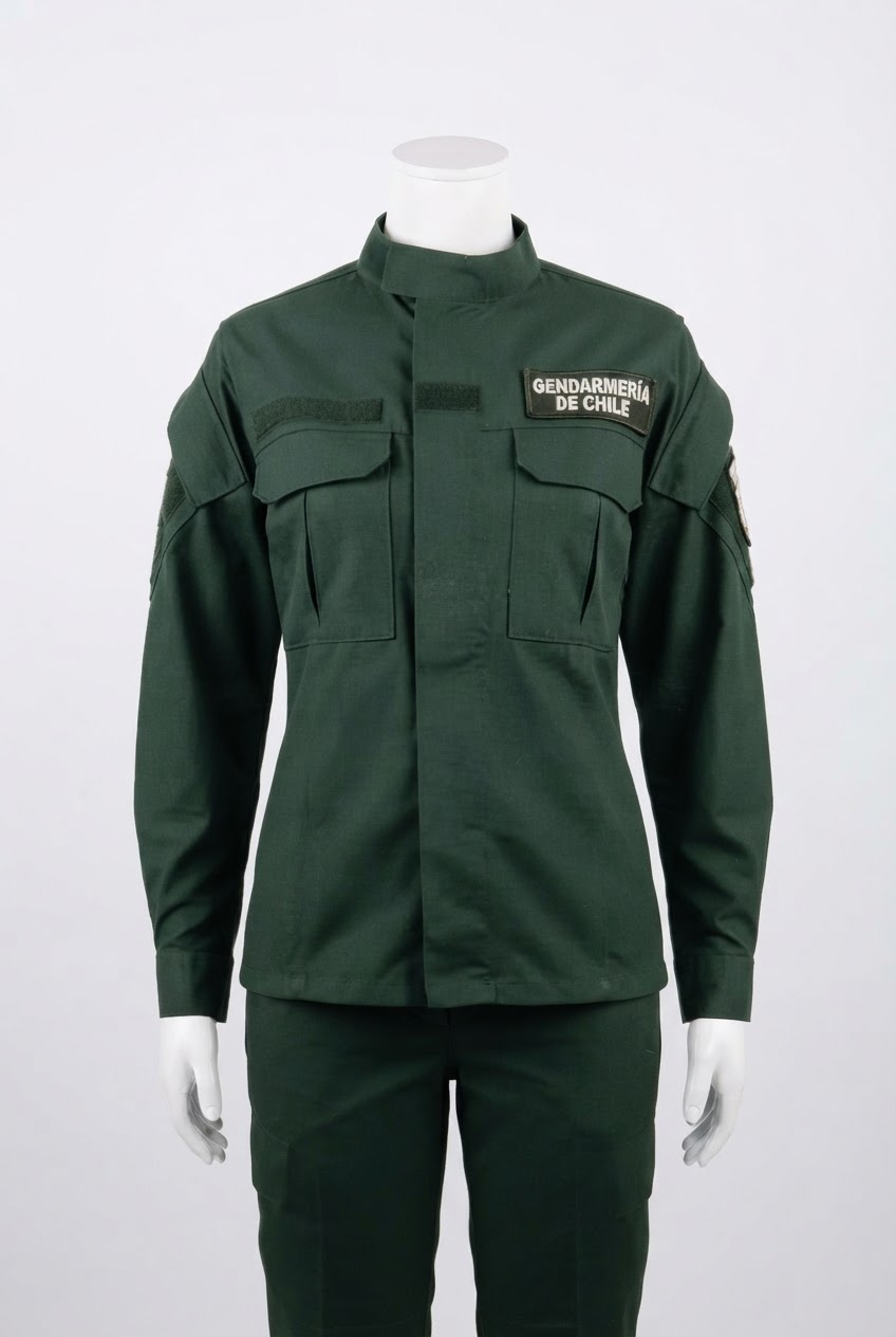 Tenida Régimen Interno Verde Boldo Femenina – Gendarmería Benson's