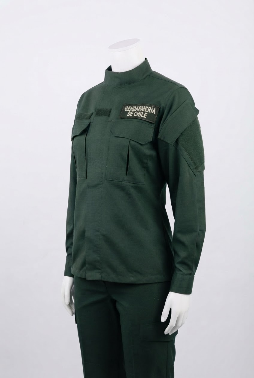 Tenida Régimen Interno Verde Boldo Femenina – Gendarmería Benson's – foto 2